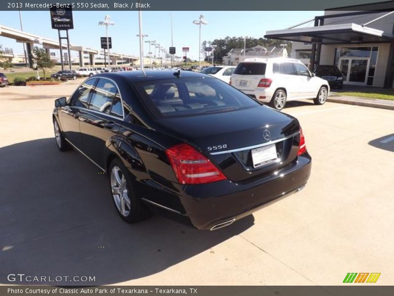 Black / Black 2013 Mercedes-Benz S 550 Sedan