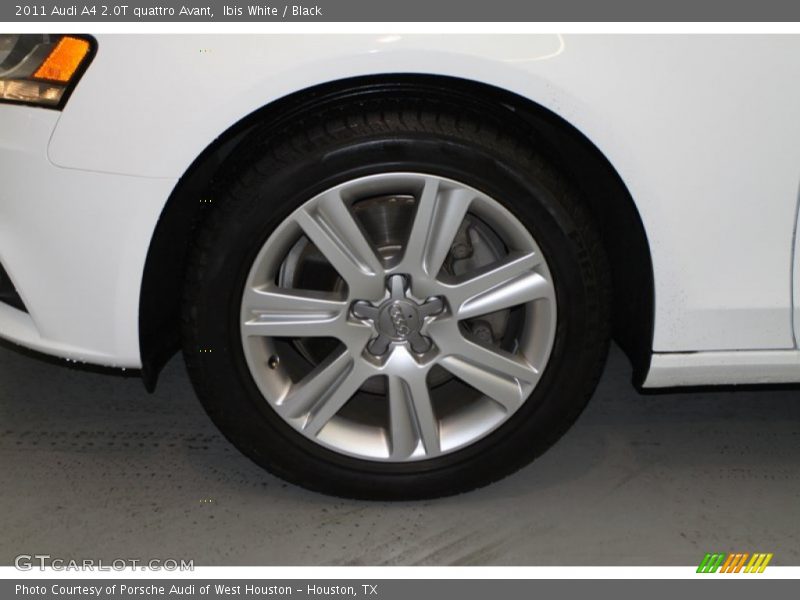 Ibis White / Black 2011 Audi A4 2.0T quattro Avant