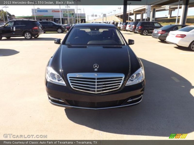 Black / Black 2013 Mercedes-Benz S 550 Sedan
