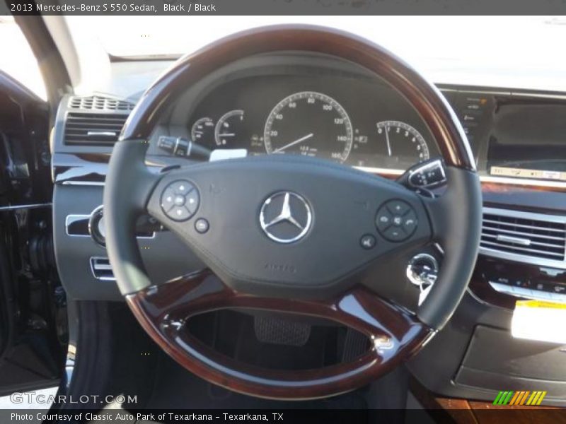 Black / Black 2013 Mercedes-Benz S 550 Sedan