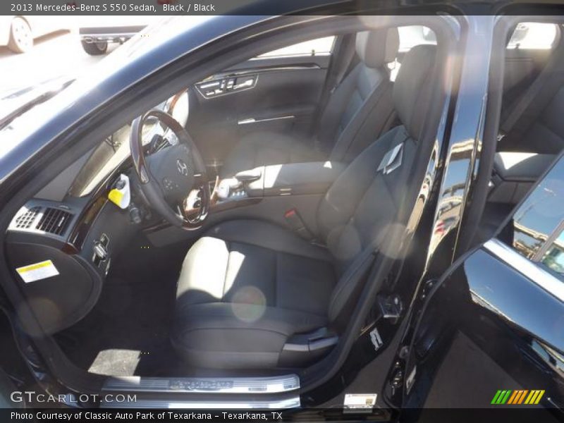 Black / Black 2013 Mercedes-Benz S 550 Sedan