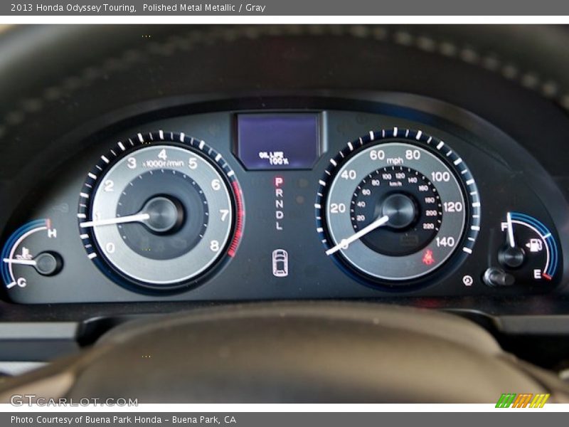 Polished Metal Metallic / Gray 2013 Honda Odyssey Touring