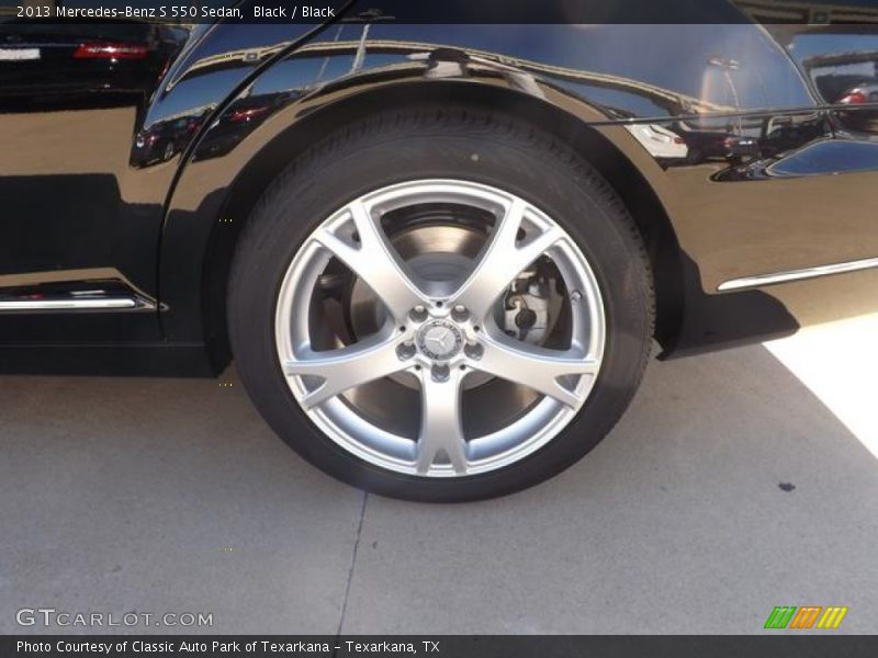 Black / Black 2013 Mercedes-Benz S 550 Sedan
