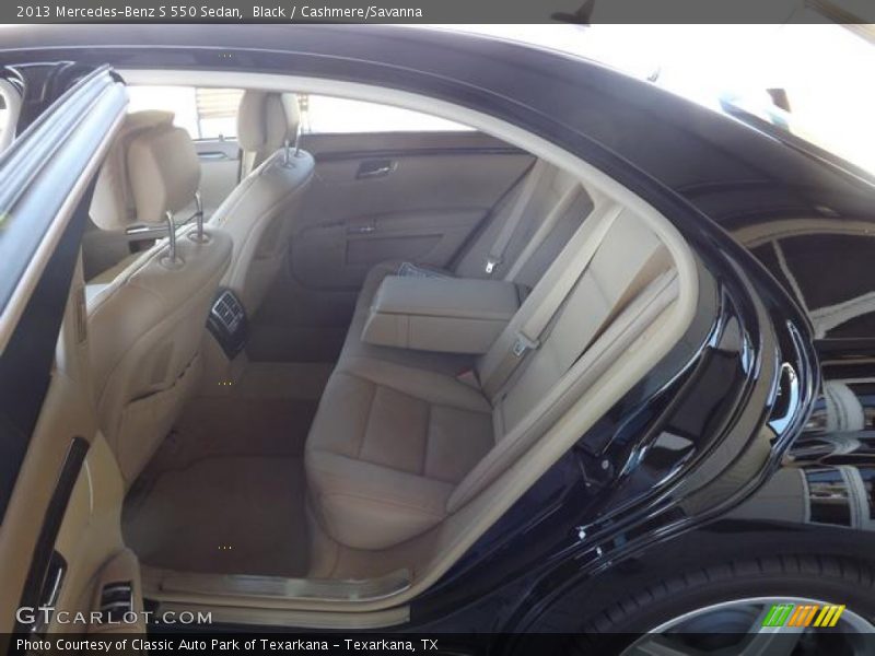 Black / Cashmere/Savanna 2013 Mercedes-Benz S 550 Sedan