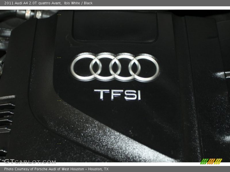 Ibis White / Black 2011 Audi A4 2.0T quattro Avant