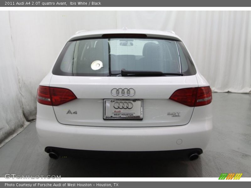 Ibis White / Black 2011 Audi A4 2.0T quattro Avant