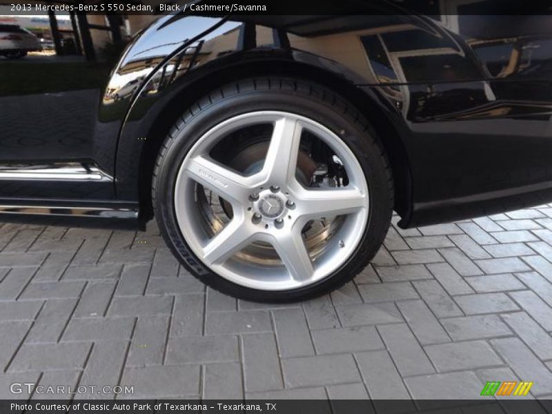 Black / Cashmere/Savanna 2013 Mercedes-Benz S 550 Sedan
