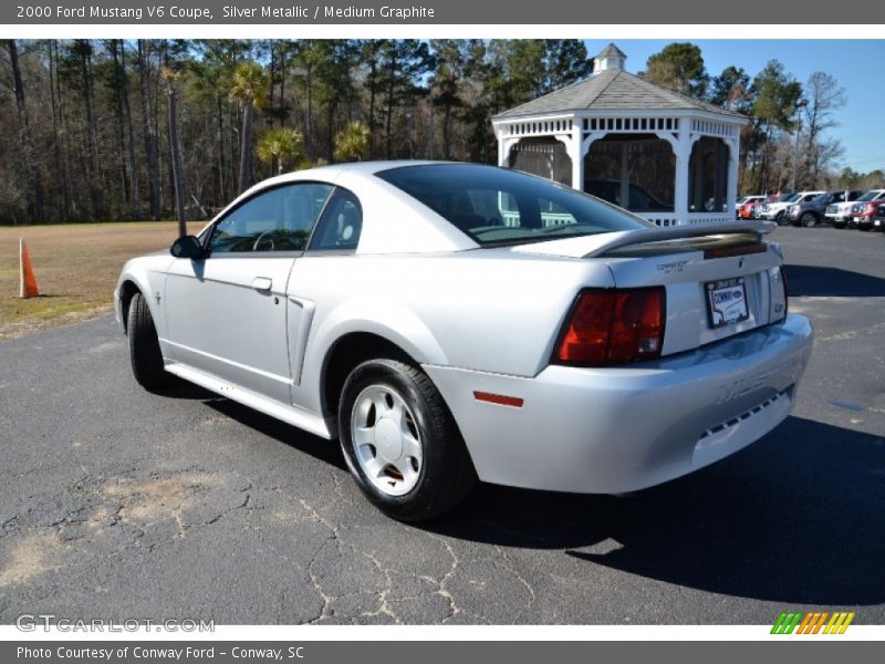 Silver Metallic / Medium Graphite 2000 Ford Mustang V6 Coupe