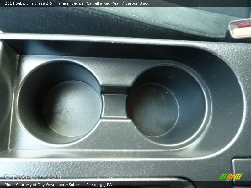 Camellia Red Pearl / Carbon Black 2011 Subaru Impreza 2.5i Premium Sedan