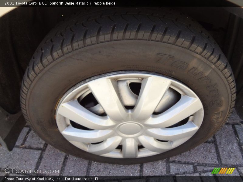 Sandrift Beige Metallic / Pebble Beige 2001 Toyota Corolla CE