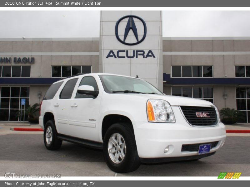 Summit White / Light Tan 2010 GMC Yukon SLT 4x4