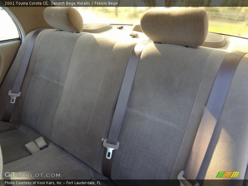 Sandrift Beige Metallic / Pebble Beige 2001 Toyota Corolla CE