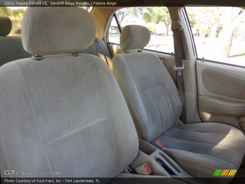 Sandrift Beige Metallic / Pebble Beige 2001 Toyota Corolla CE