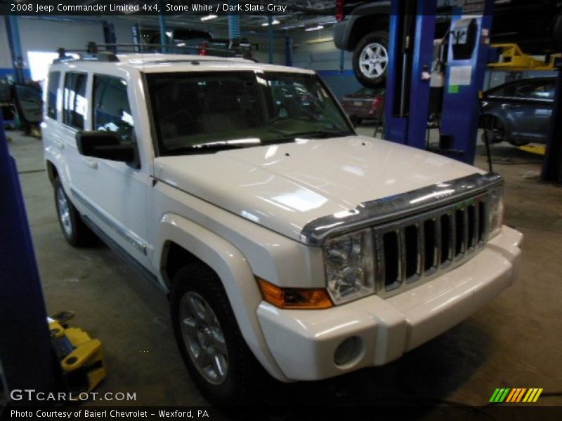 Stone White / Dark Slate Gray 2008 Jeep Commander Limited 4x4