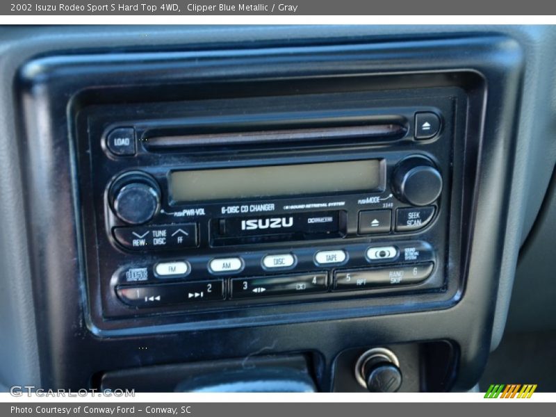 Audio System of 2002 Rodeo Sport S Hard Top 4WD
