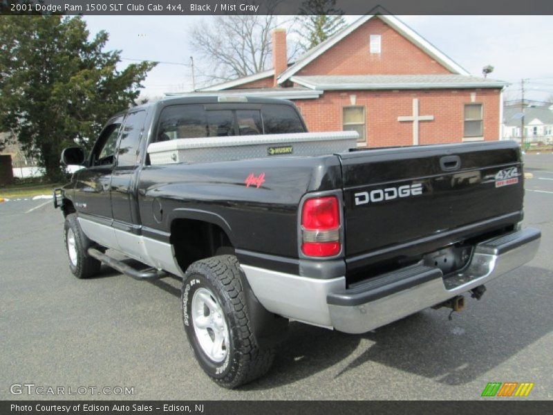 Black / Mist Gray 2001 Dodge Ram 1500 SLT Club Cab 4x4