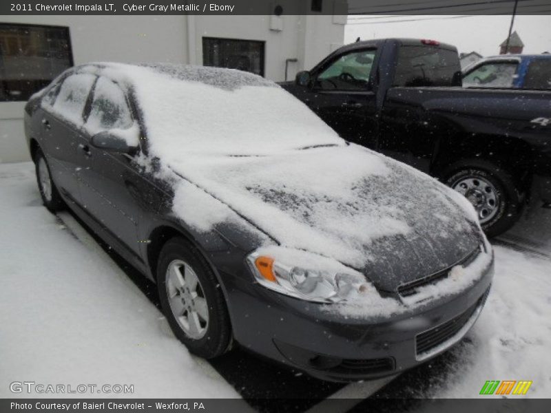 Cyber Gray Metallic / Ebony 2011 Chevrolet Impala LT