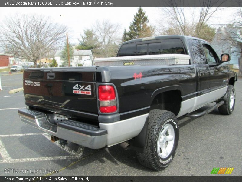 Black / Mist Gray 2001 Dodge Ram 1500 SLT Club Cab 4x4