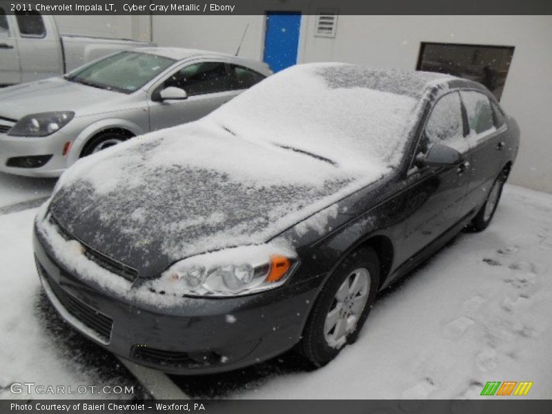 Cyber Gray Metallic / Ebony 2011 Chevrolet Impala LT