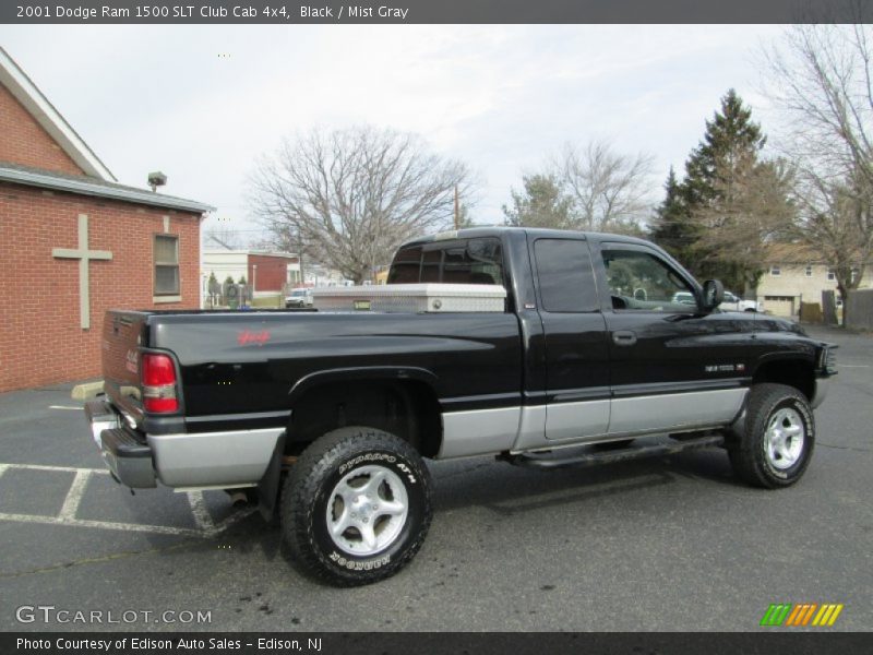 Black / Mist Gray 2001 Dodge Ram 1500 SLT Club Cab 4x4