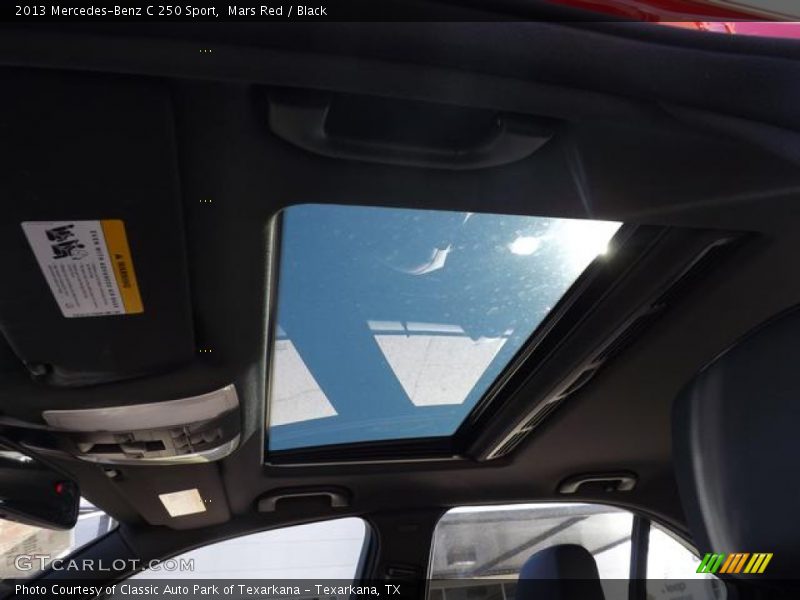 Mars Red / Black 2013 Mercedes-Benz C 250 Sport