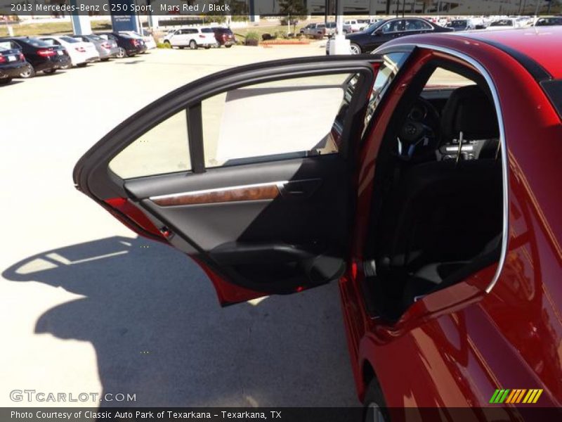Mars Red / Black 2013 Mercedes-Benz C 250 Sport