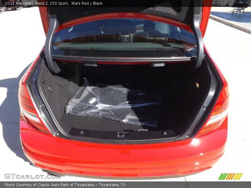 Mars Red / Black 2013 Mercedes-Benz C 250 Sport