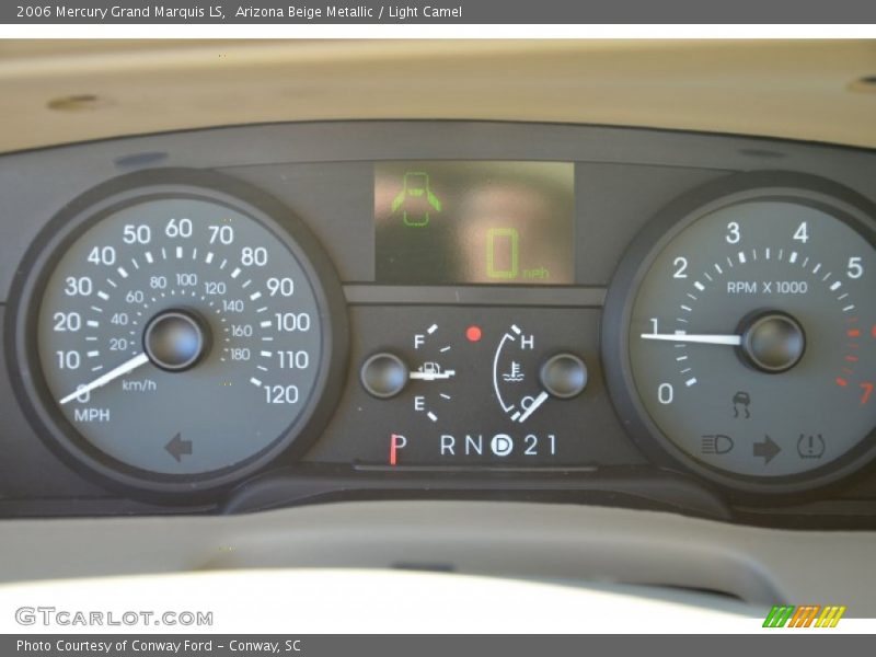 Arizona Beige Metallic / Light Camel 2006 Mercury Grand Marquis LS