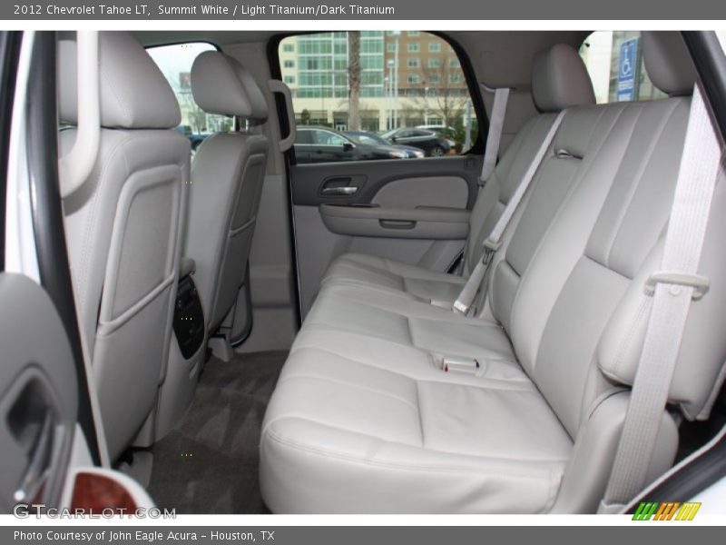 Summit White / Light Titanium/Dark Titanium 2012 Chevrolet Tahoe LT