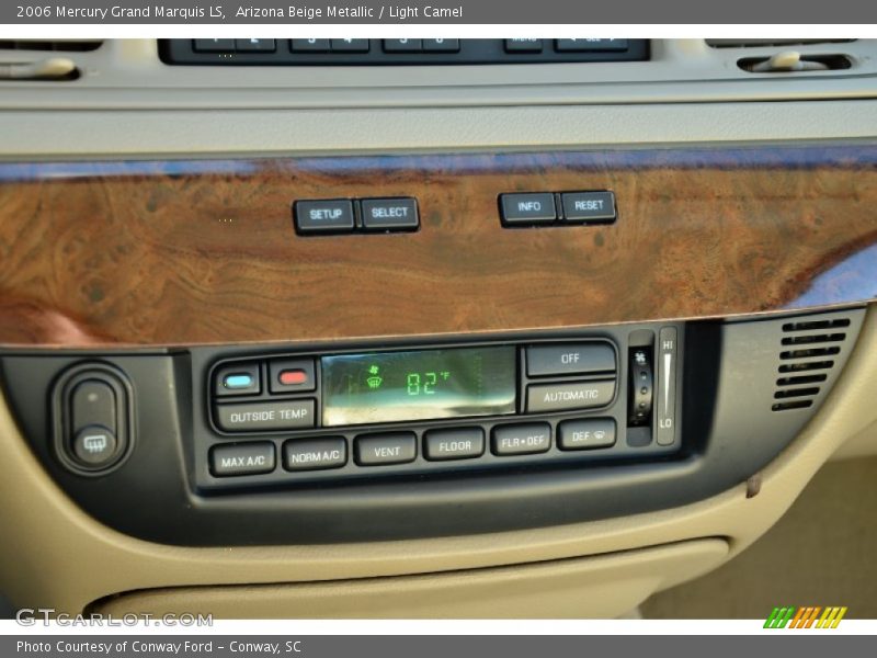 Arizona Beige Metallic / Light Camel 2006 Mercury Grand Marquis LS
