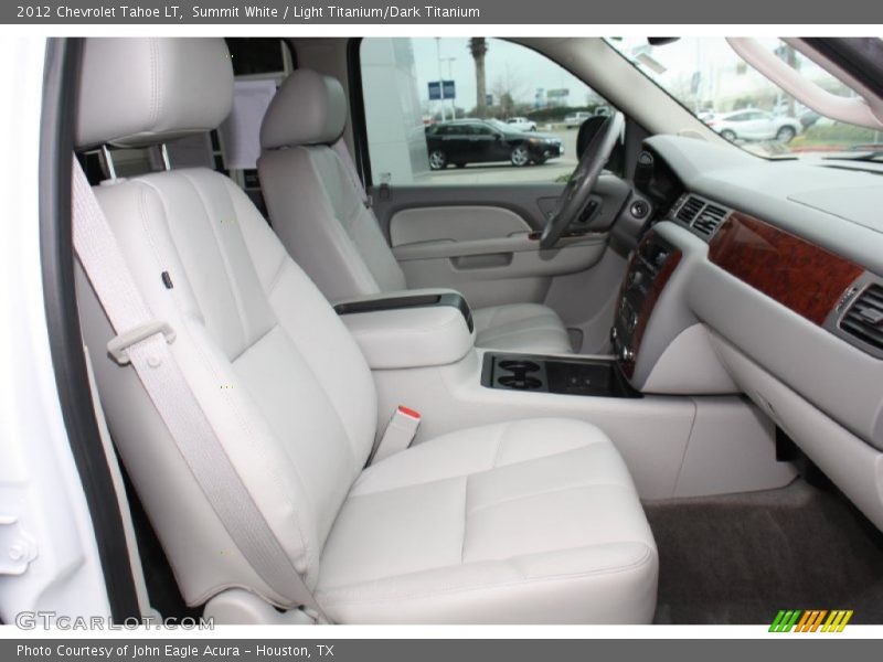 Summit White / Light Titanium/Dark Titanium 2012 Chevrolet Tahoe LT