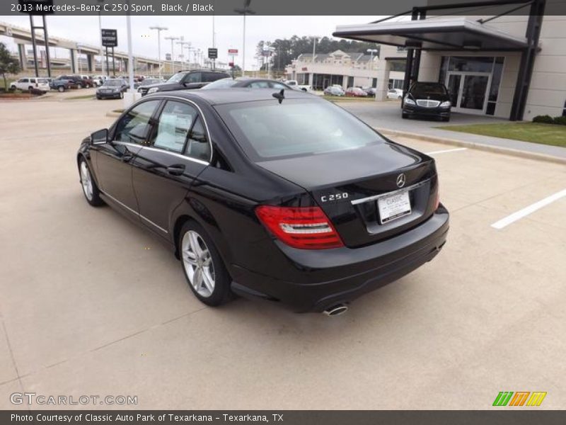 Black / Black 2013 Mercedes-Benz C 250 Sport