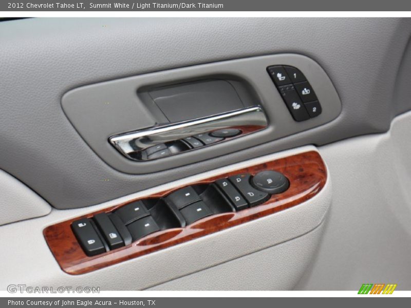 Summit White / Light Titanium/Dark Titanium 2012 Chevrolet Tahoe LT