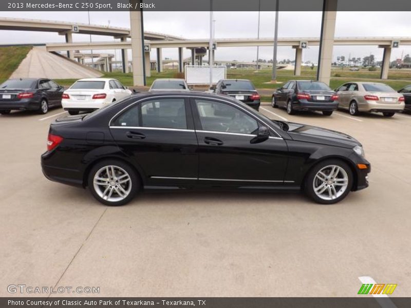 Black / Black 2013 Mercedes-Benz C 250 Sport