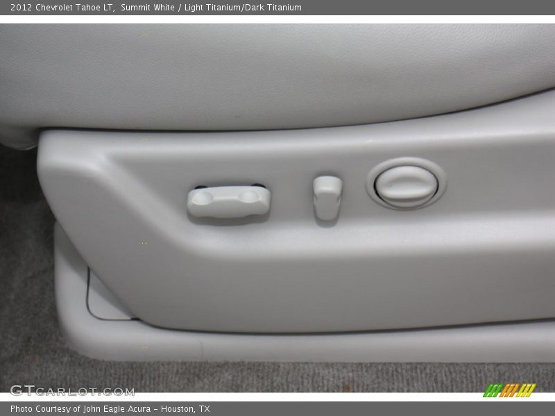 Summit White / Light Titanium/Dark Titanium 2012 Chevrolet Tahoe LT