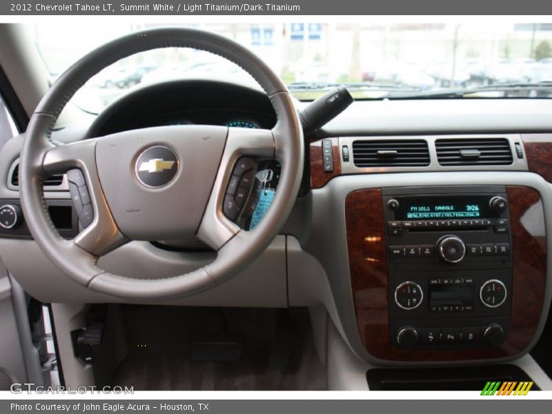 Summit White / Light Titanium/Dark Titanium 2012 Chevrolet Tahoe LT