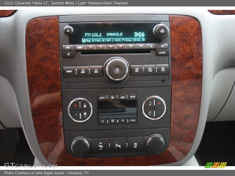 Summit White / Light Titanium/Dark Titanium 2012 Chevrolet Tahoe LT