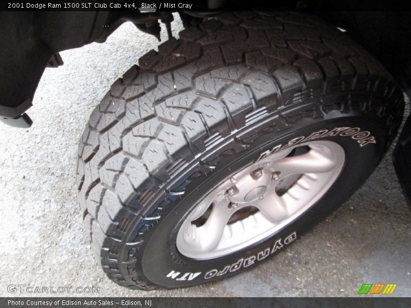 Black / Mist Gray 2001 Dodge Ram 1500 SLT Club Cab 4x4