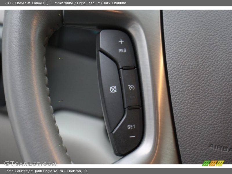 Summit White / Light Titanium/Dark Titanium 2012 Chevrolet Tahoe LT