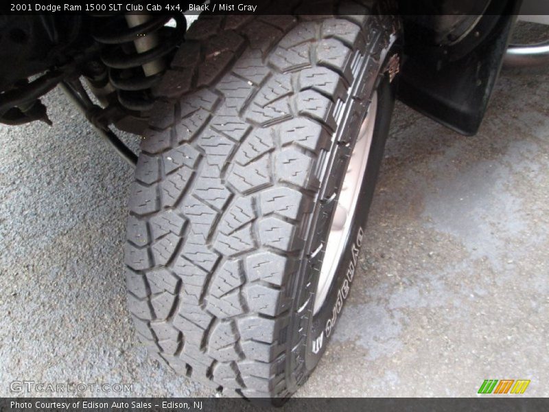 Black / Mist Gray 2001 Dodge Ram 1500 SLT Club Cab 4x4