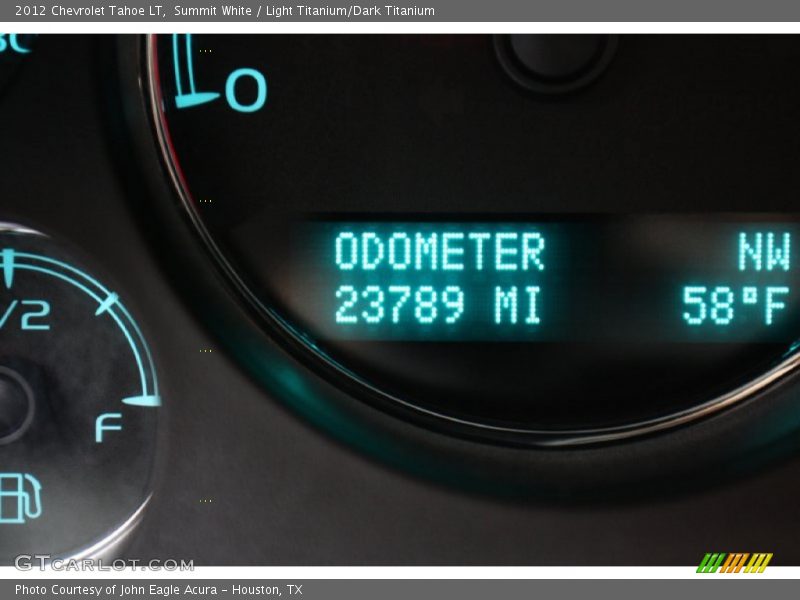 Summit White / Light Titanium/Dark Titanium 2012 Chevrolet Tahoe LT