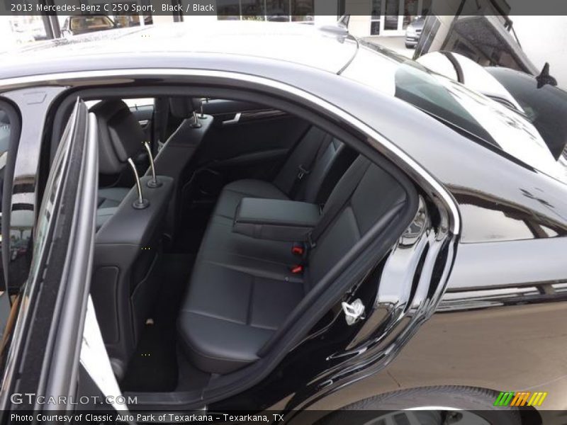 Black / Black 2013 Mercedes-Benz C 250 Sport