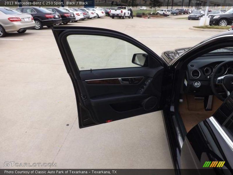Black / Black 2013 Mercedes-Benz C 250 Sport