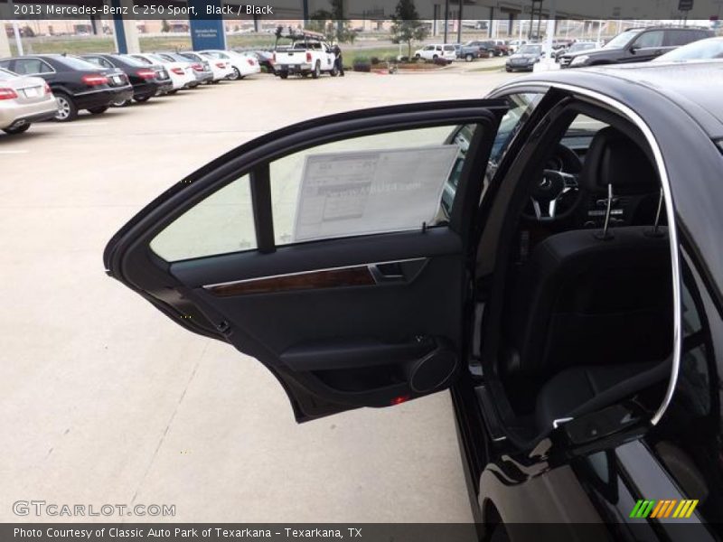 Black / Black 2013 Mercedes-Benz C 250 Sport