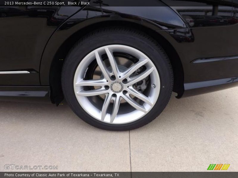 Black / Black 2013 Mercedes-Benz C 250 Sport