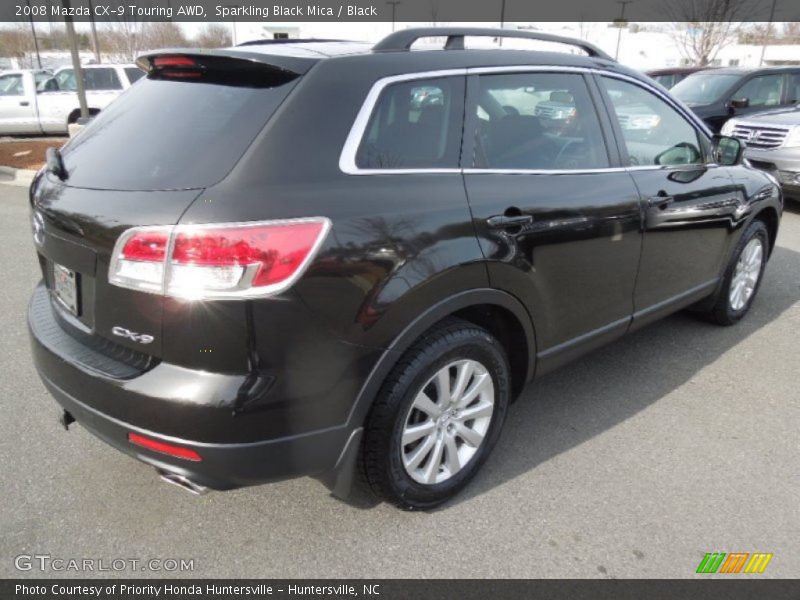Sparkling Black Mica / Black 2008 Mazda CX-9 Touring AWD