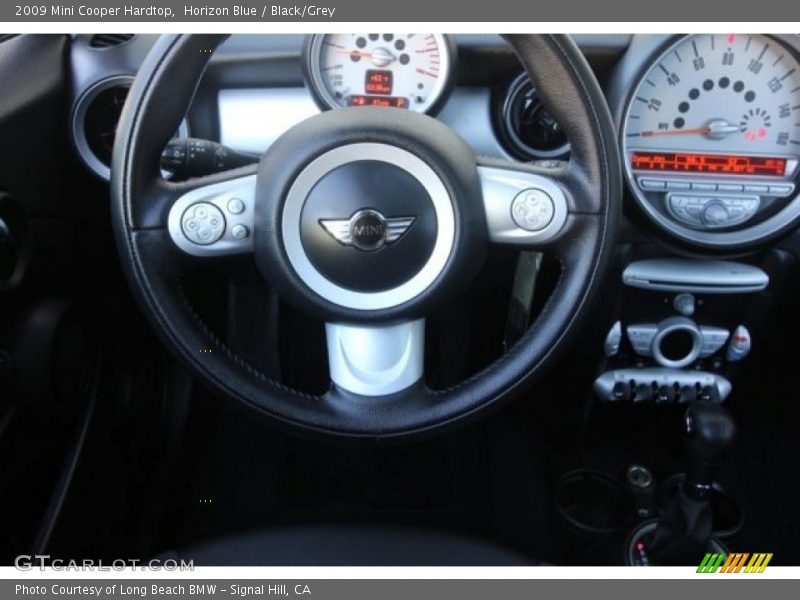 Horizon Blue / Black/Grey 2009 Mini Cooper Hardtop