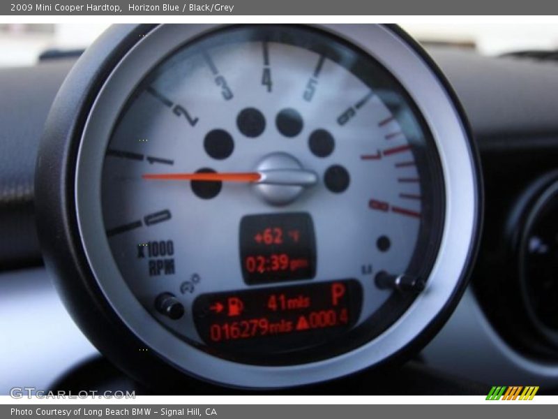 Horizon Blue / Black/Grey 2009 Mini Cooper Hardtop