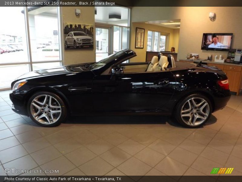Black / Sahara Beige 2013 Mercedes-Benz SLK 250 Roadster