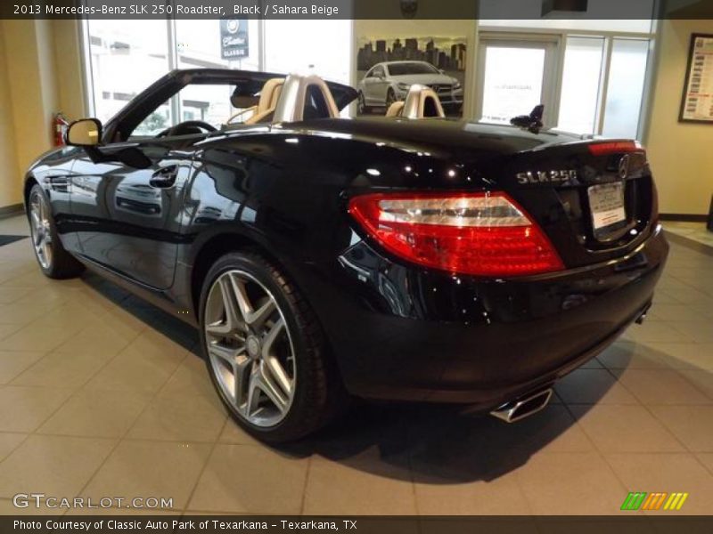 Black / Sahara Beige 2013 Mercedes-Benz SLK 250 Roadster